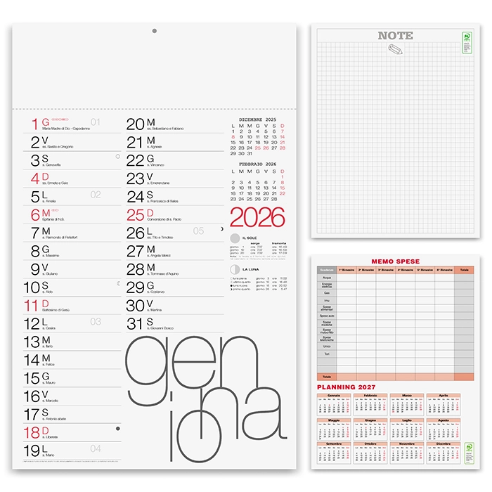 Scopri come i calendari personalizzati 2026 possono diventare uno strumento promozionale efficace, duraturo e apprezzato dai tuoi clienti. In questo articolo ti guidiamo nella scelta del formato ideale, nelle tecniche di personalizzazione più creative e nelle tendenze del nuovo anno, con i consigli professionali di ShopStampa.com, esperti nella realizzazione di gadget personalizzati di alta qualità.